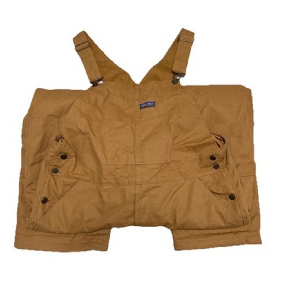 Brass Creek 42x30 XXL Insulated Brown Duck Cotton Canvas Work Overalls
